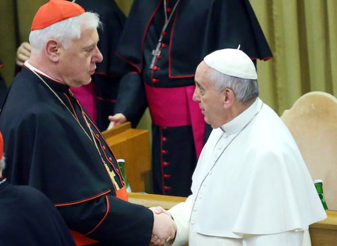 Muller con Papa Francesco