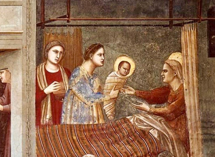 Natività di Maria - Giotto Natività di Maria - Giotto