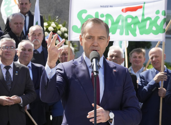 Il presidente euroscettico Nawrocki (La Presse) Il presidente euroscettico Nawrocki (La Presse)