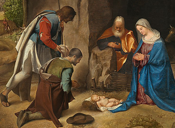 Giorgione, L'adorazione dei pastori Giorgione, L'adorazione dei pastori