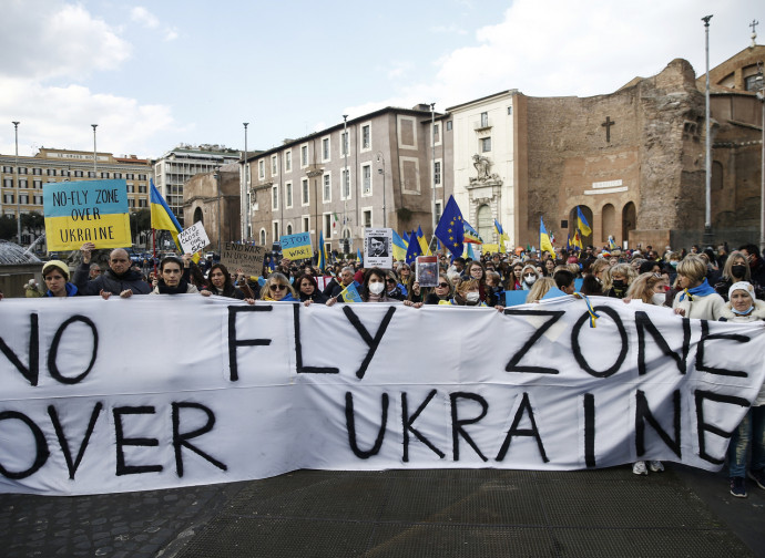 Manifestazione pro-Ucraina a Roma