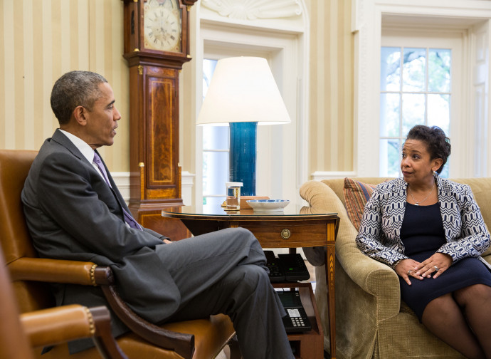 Barack Obama e Loretta Lynch Barack Obama e Loretta Lynch
