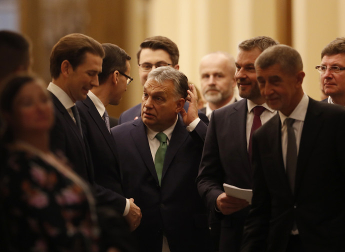 Viktor Orban (Ungheria) incontra Sebastian Kurz (Austria)