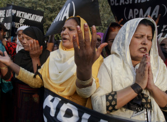 Pakistan, protesta contro la legge sulla blasfemia (AP)
