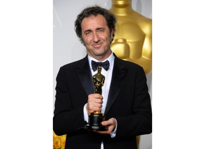 Paolo Sorrentino con il suo Oscar Paolo Sorrentino con il suo Oscar