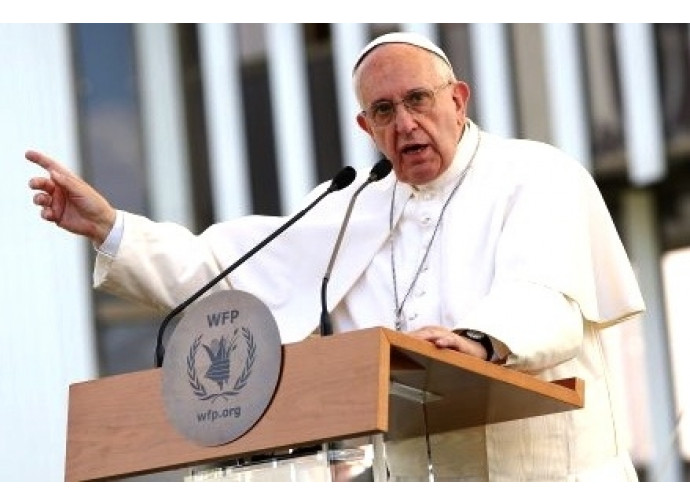 Papa Francesco all'assemblea del  Programma alimentare mondiale
