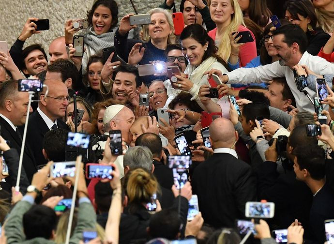 Papa Francesco all'udienza generale al ritorno dagli Emirati Papa Francesco all'udienza generale al ritorno dagli Emirati