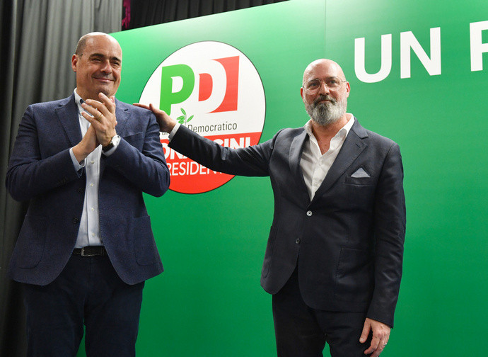 Zingaretti e Bonaccini chiudono la campagna elettorale