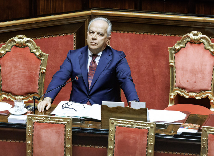 Il ministro Piantedosi (LaPresse)