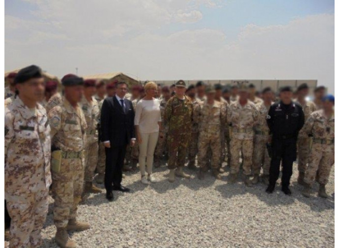 Il ministro Pinotti in visita a Erbil Il ministro Pinotti in visita a Erbil