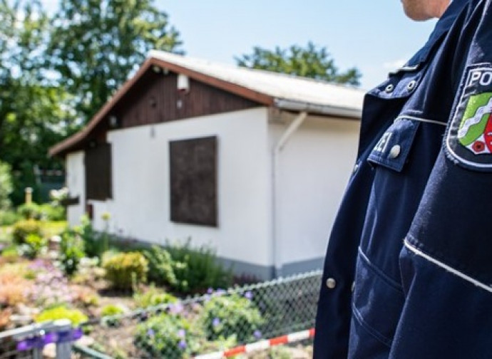 Munster, polizia sul luogo del crimine