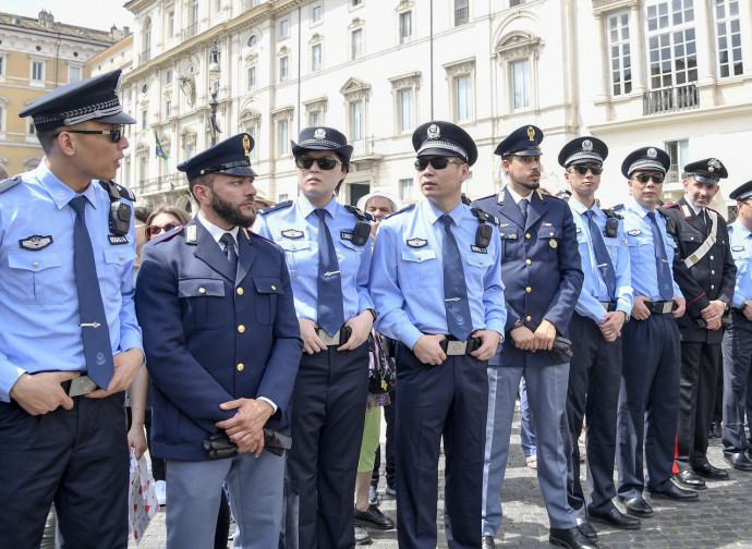 Polizie cinese e italiana in pattuglia a Roma