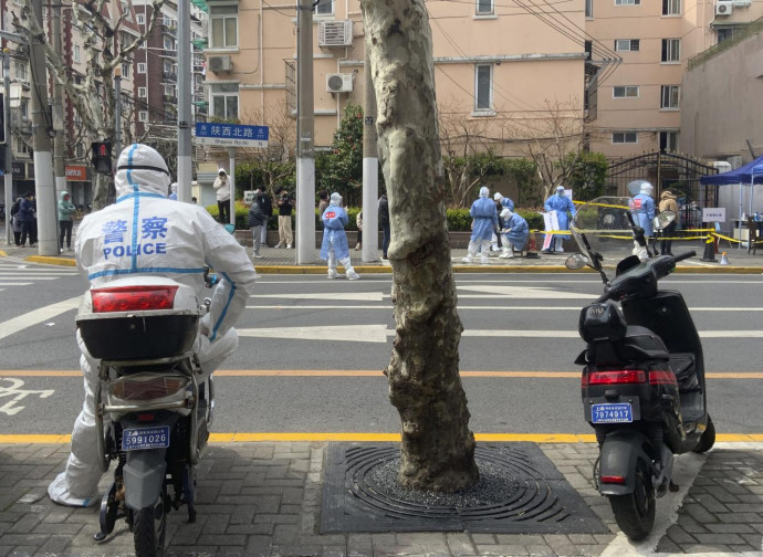 Polizia a Shanghai Polizia a Shanghai