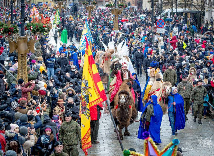 Corteo Re Magi a Varsavia, 2024 (foto di Paweł Kula e Orszak Trzech Król)