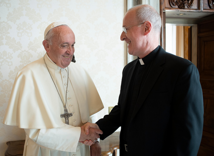 Papa Francesco e padre James Martin