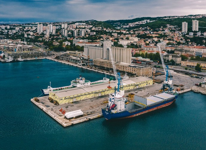 Il porto di Rijeka