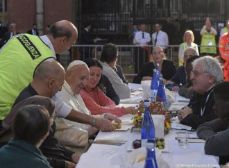 Evadono grazie al pranzo con il Papa