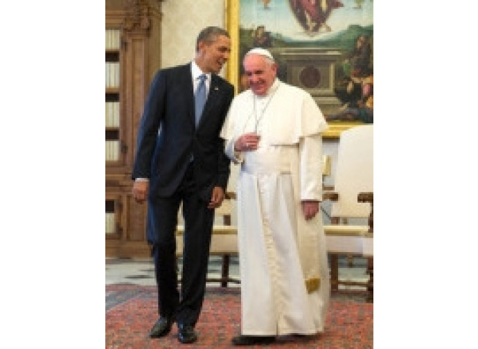Barack Obama e Papa Francesco in Vaticano