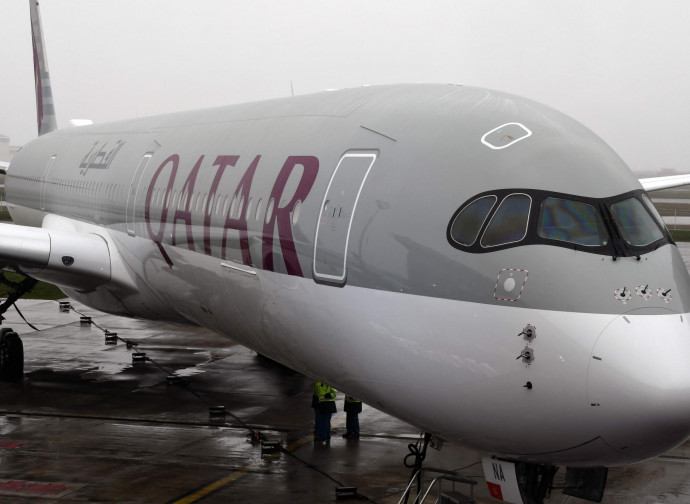 Un aereo della Qatar Airways