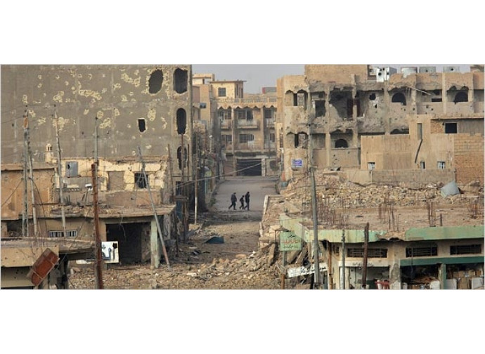 Ramadi in macerie Ramadi in macerie