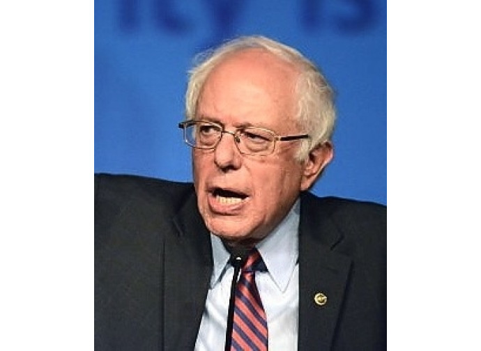 Il candidato alla presidenza Usa, Bernie Sanders Il candidato alla presidenza Usa, Bernie Sanders