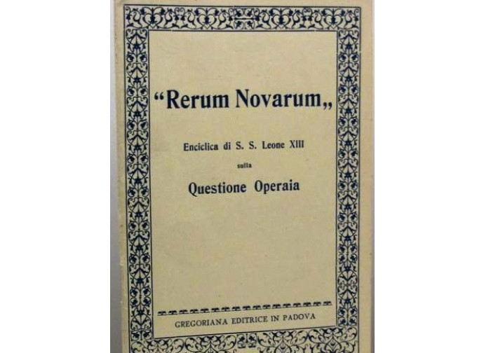 L'enciclica Rerum novarum di Leone XII