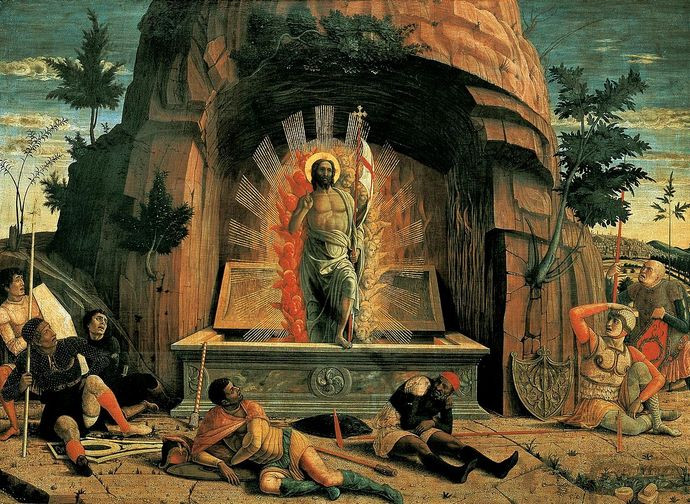 Resurrezione, Andrea Mantegna