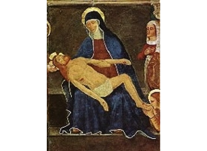 Il dipinto della Pietà dove sgorgarono le lacrime di Maria