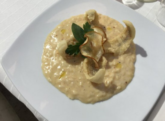 Risotto al pesce persico