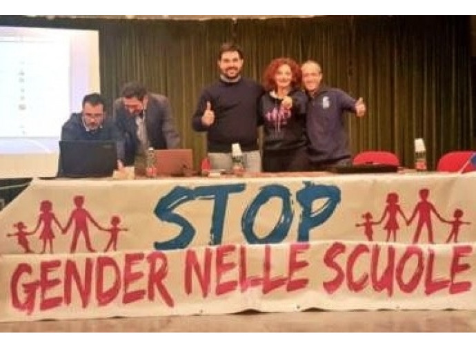 Protesta contro il gender nella scuola