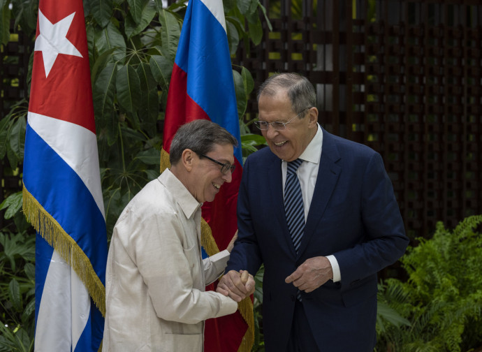 Rodriguez e Lavrov i ministri degli Esteri di Cuba e Russia