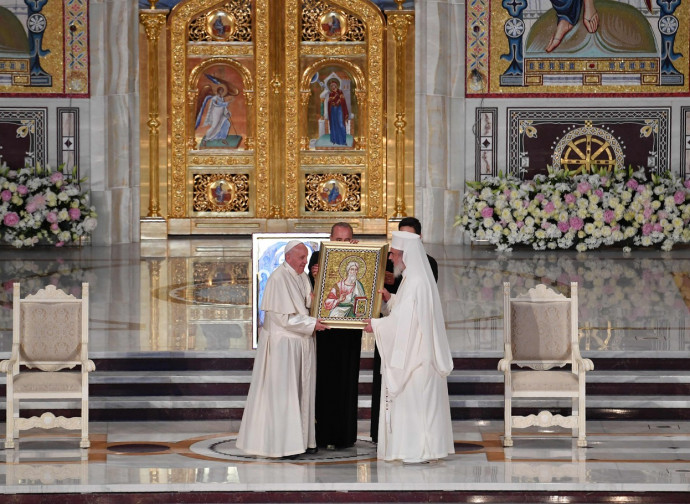 Papa Francesco e il patriarca Daniel di Romania