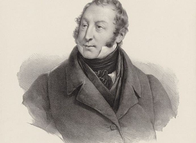 Gioacchino Rossini (disegno di Grevedon)