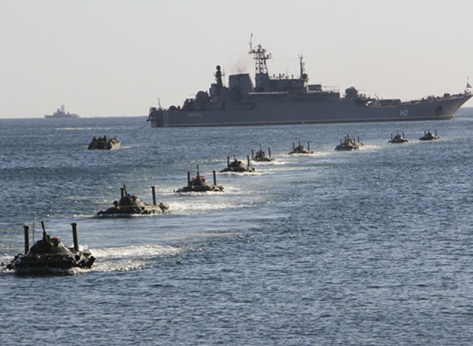 Esercitazione della flotta del Mar Nero russa Esercitazione della flotta del Mar Nero russa
