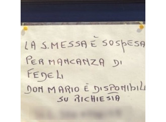 La messa è finita. Per mancanza di fede(li)