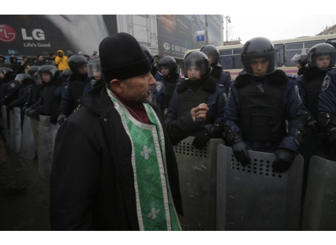 Manifestazione in Ucraina