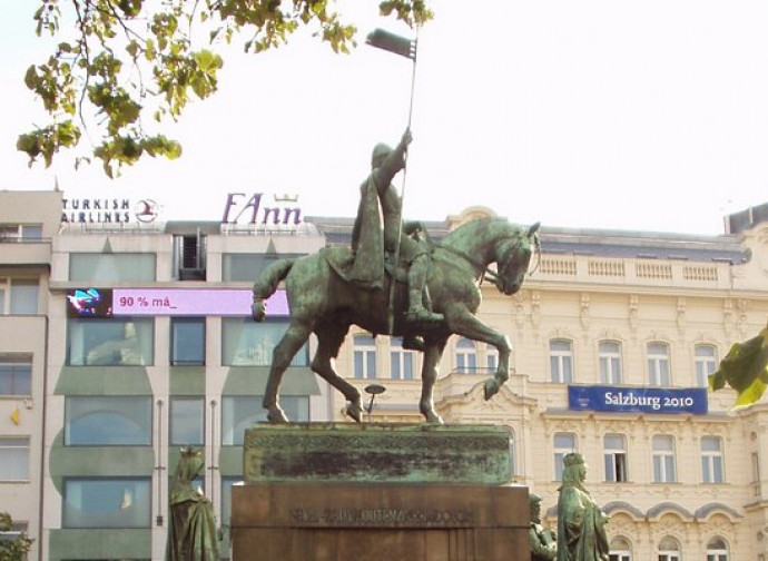 Statua di San Venceslao a Praga Statua di San Venceslao a Praga