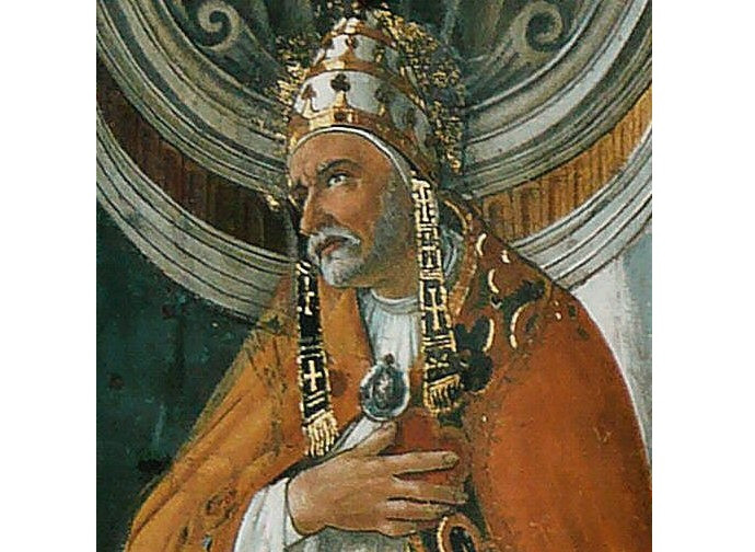 Sisto II (dipinto di Sandro Botticelli, ritaglio)
