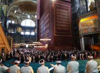 24 luglio 2020. La prima preghiera islamica nella Basilica di Santa Sofia