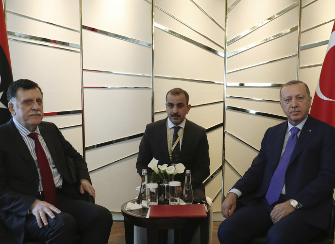 Sarraj con Erdogan