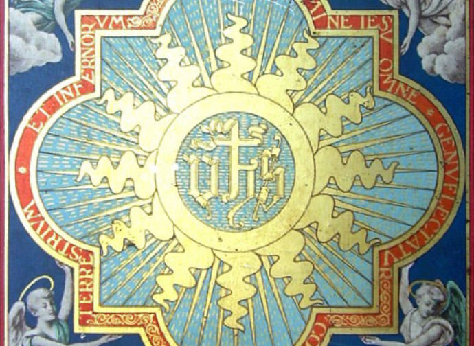Santissimo Nome di Gesù, tavola di S. Bernardino da Siena