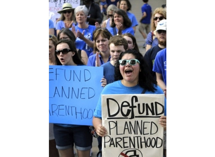 Manifestazione contro Planned Parenthood Manifestazione contro Planned Parenthood