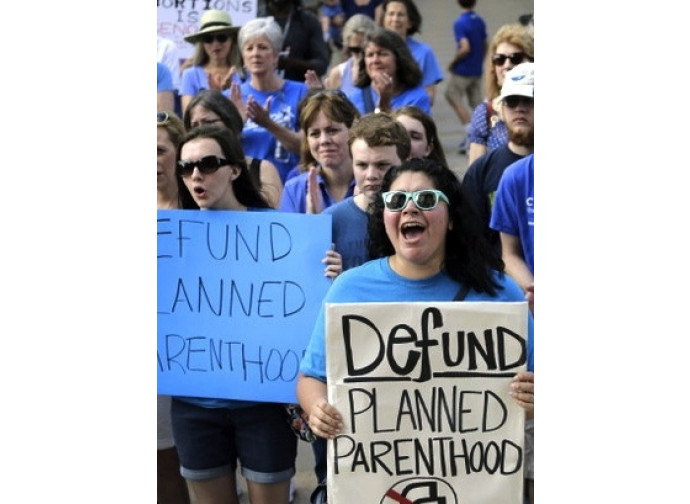 Manifestazione contro Planned Parenthood