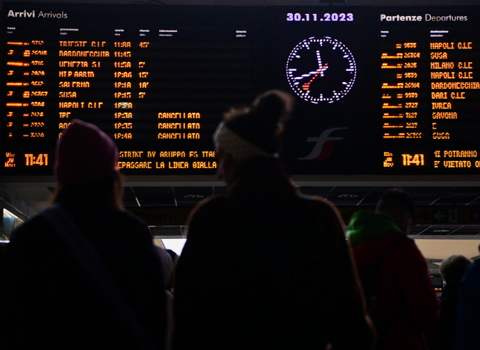 Sciopero dei treni (La Presse) Sciopero dei treni (La Presse)