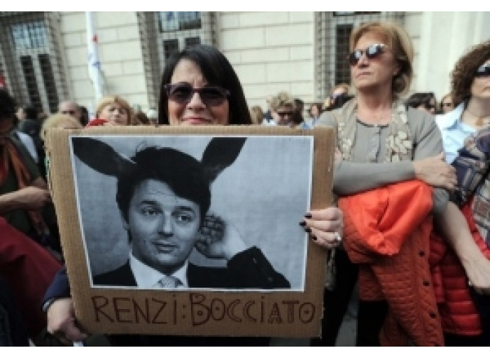 Sciopero contro la riforma Renzi Sciopero contro la riforma Renzi
