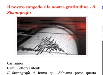 "Il Sismografo" si congeda con una riflessione sul Papa