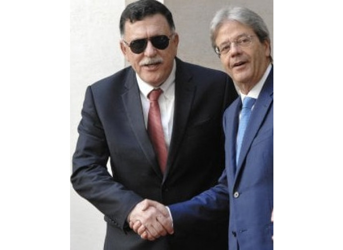 Serraj e Gentiloni Serraj e Gentiloni