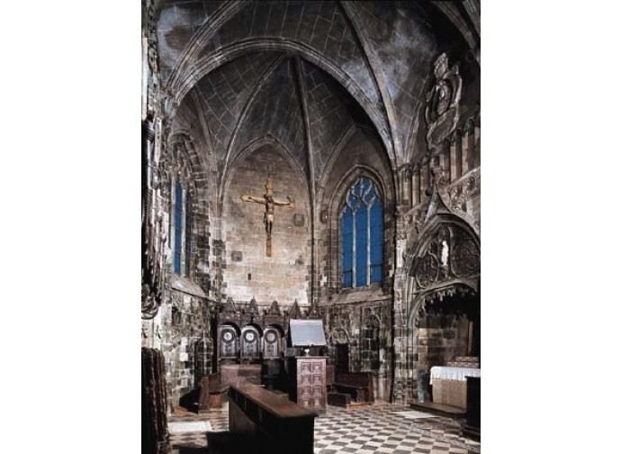 L'interno della chiesa di san Giovanni a Saluzzo L'interno della chiesa di san Giovanni a Saluzzo