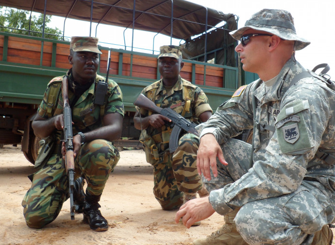 Truppe Usa in missione di addestramento in Sierra Leone Truppe Usa in missione di addestramento in Sierra Leone