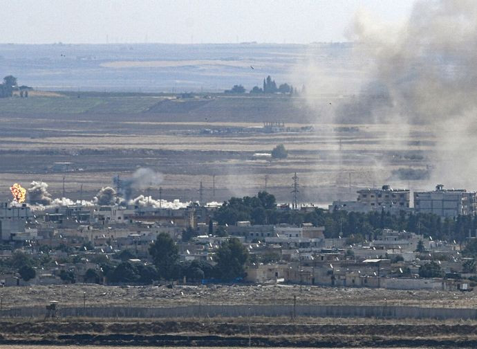 Bombardamenti turchi in Siria Bombardamenti turchi in Siria